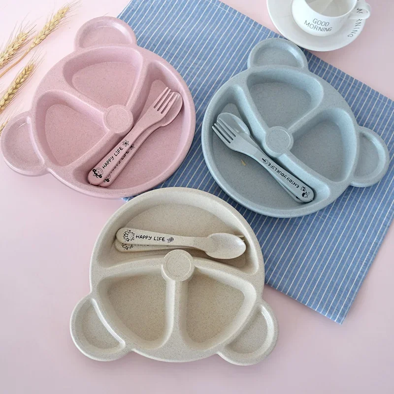 3 Pz/set Paglia di Grano Piatt - Baby Food Menu recensione e prezzo
